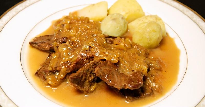 フランス北部の郷土料理  牛すね肉のビール煮